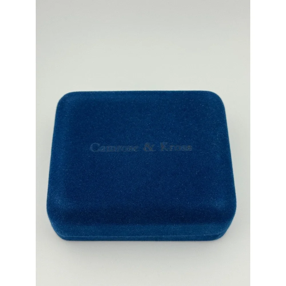 Camrose & Kross Jacqueline Kennedy JBK Sterling Silver‎ Faux Pearl Earrings